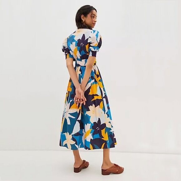 ANTHROPOLOGIE | 100% Cotton Ronika Botanical Maxi Dress | NWT - Picture 4 of 10